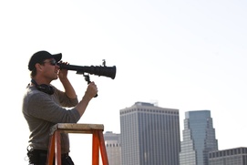 Sur le plateau du film The Adjustment Bureau Sur le plateau du film The Adjustment Bureau