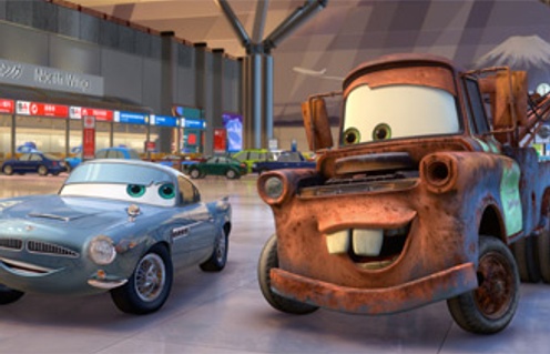 Une scène du film Cars 2