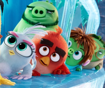 Une scène du film The Angry Birds Movie 2