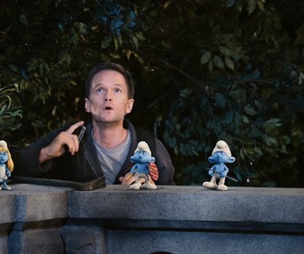 Une scène du film The Smurfs