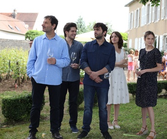 Une scène du film Retour en Bourgogne