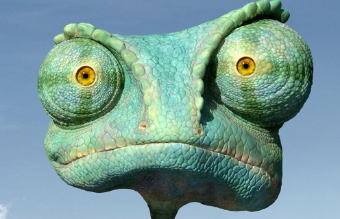 Extrait de l'affiche du film Rango