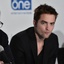 David Cronenberg et Robert Pattinson lors d'une conférence de presse pour Cosmopolis