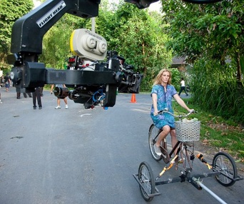 Sur le plateau du film Eat Pray Love