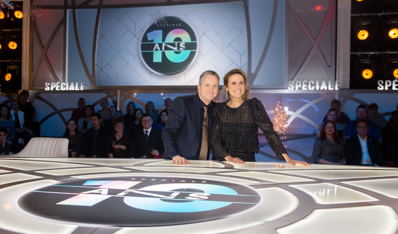 Visite de plateau de l'émission spéciale de Noël des Enfants de la télé