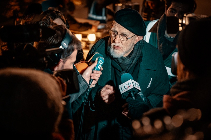 Une scène du film L'abbé Pierre - Une vie de combats