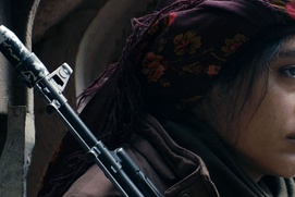 Une scène du film Les filles du soleil