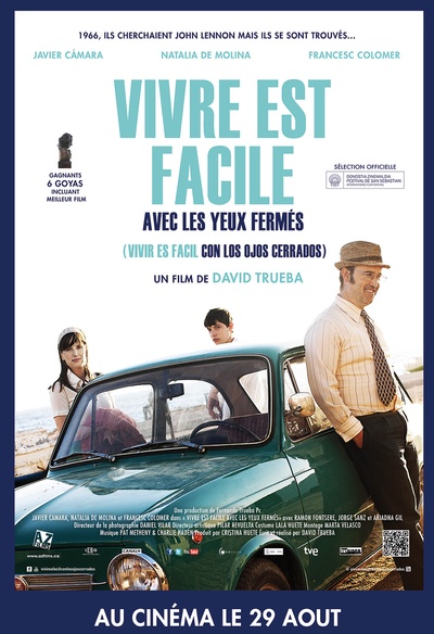 Affiche du film Vivre est facile avec les yeux fermés