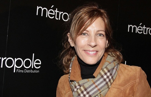 Sophie Lorain sur le tapis rouge de Avant que mon coeur bascule