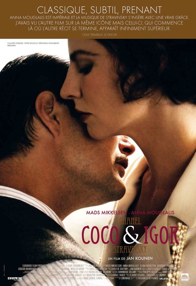 Affiche du film Coco Chanel et Igor Stravinsky