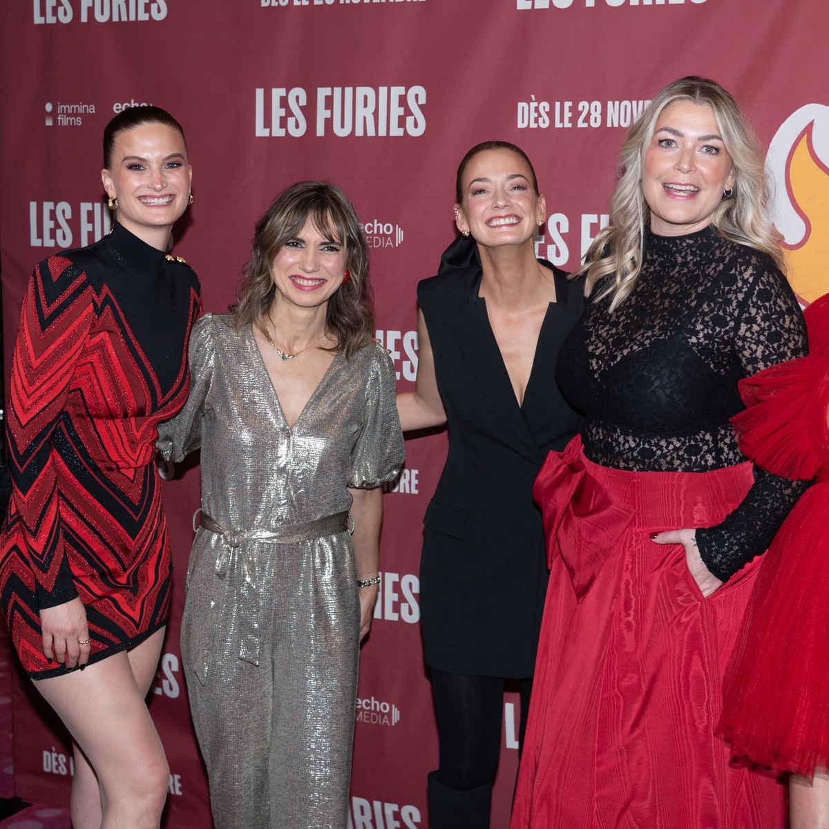 Tapis rouge de la première du film Les Furies