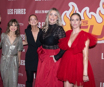 Tapis rouge de la première du film Les Furies