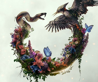 Affiche en anglais de The Hunger Games: Sunrise on the Reaping