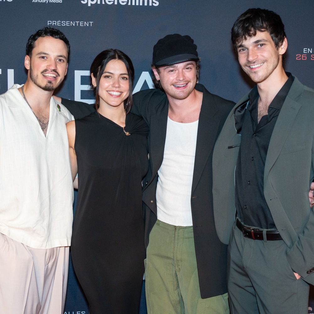 Première du film Seule au front (Out Standing)