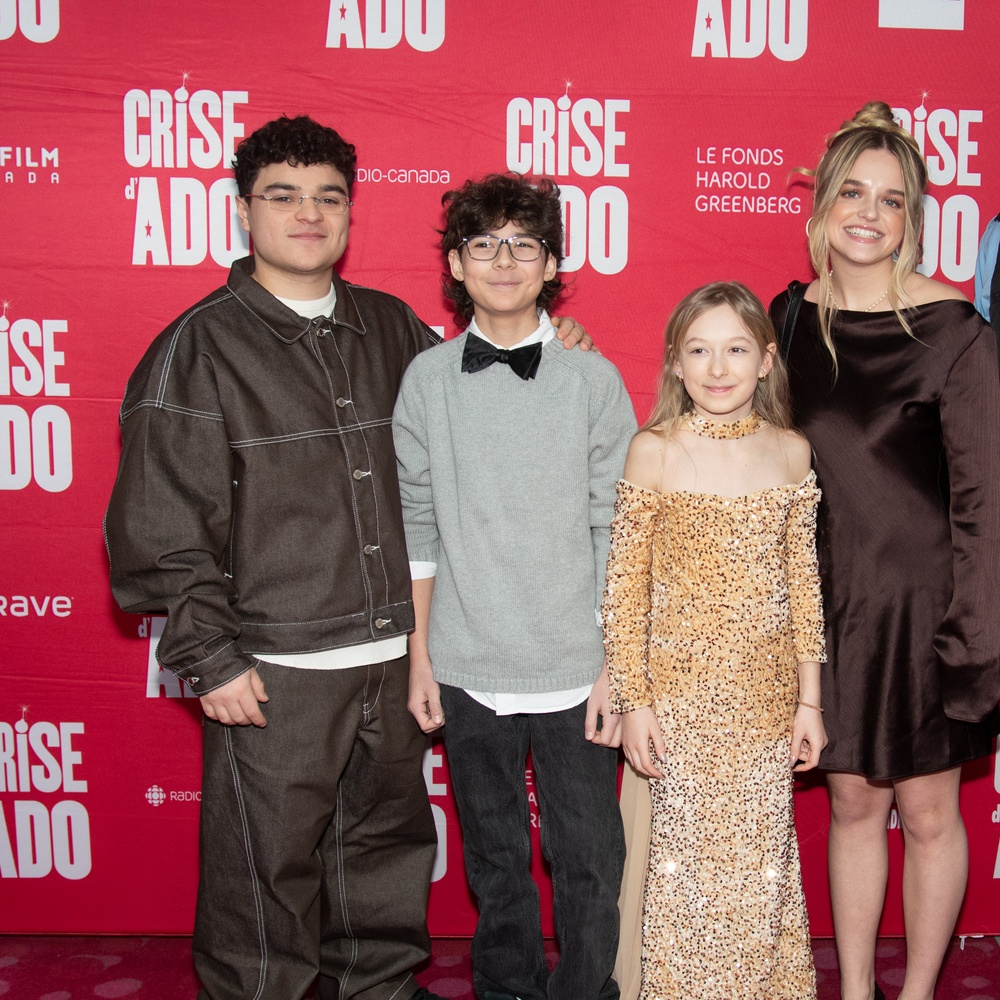 Tapis rouge de la première du film Crise d'ado