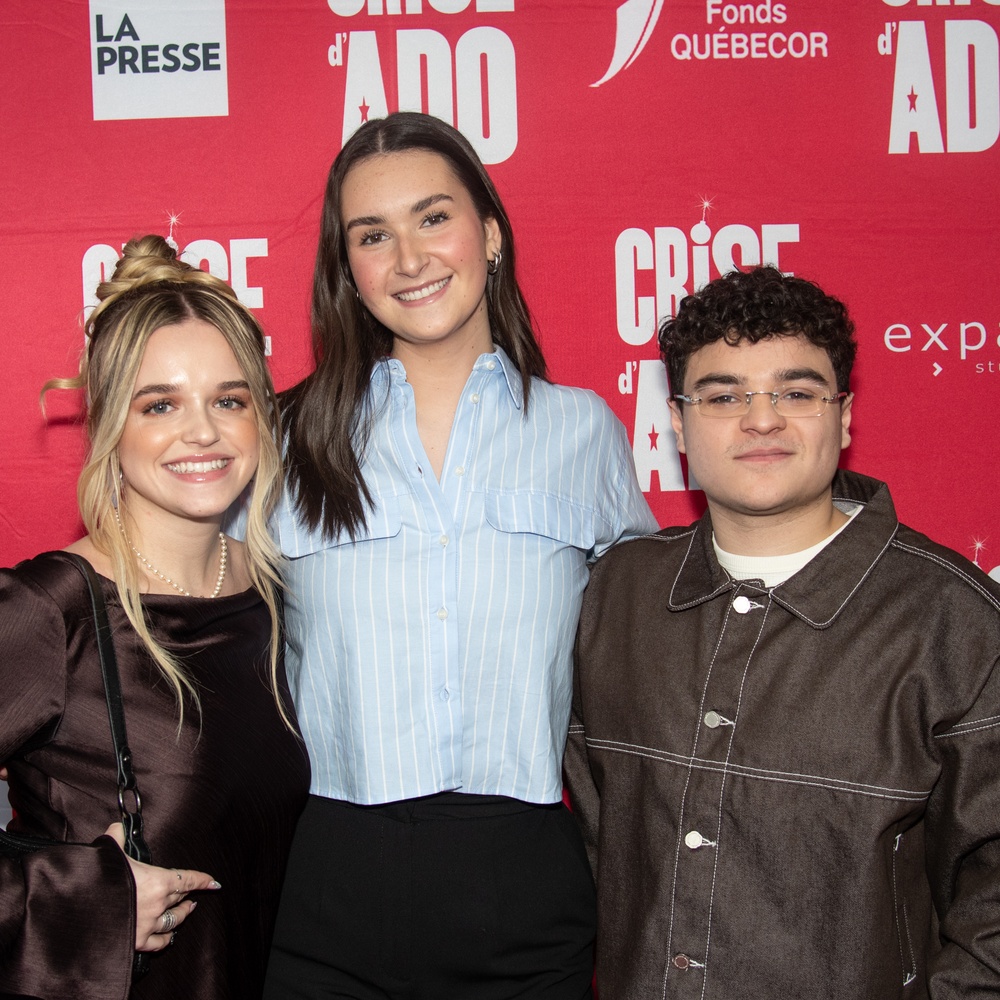 Tapis rouge de la première du film Crise d'ado
