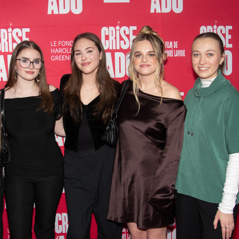Tapis rouge de la première du film Crise d'ado