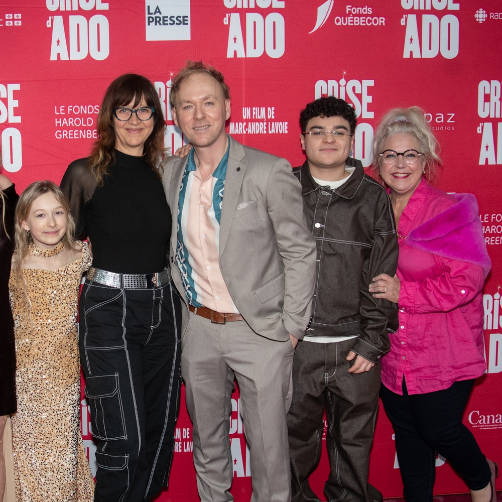 Tapis rouge de la première du film Crise d'ado