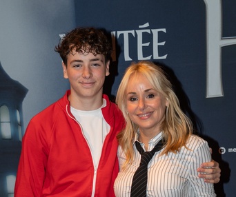 Mariloup Wolfe et son fils Manoé