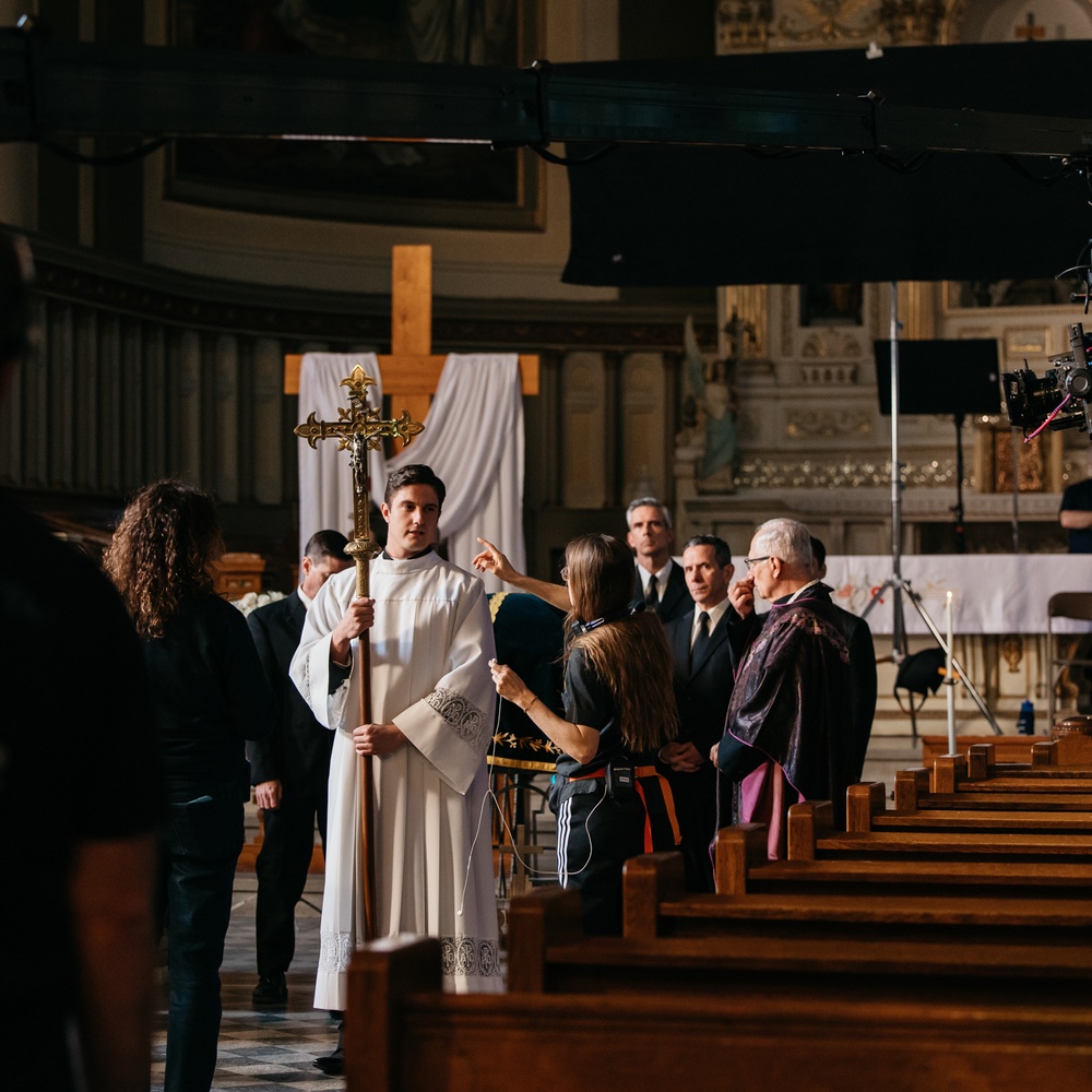 Visite du plateau de tournage de La portraitiste de Florence Longpré
