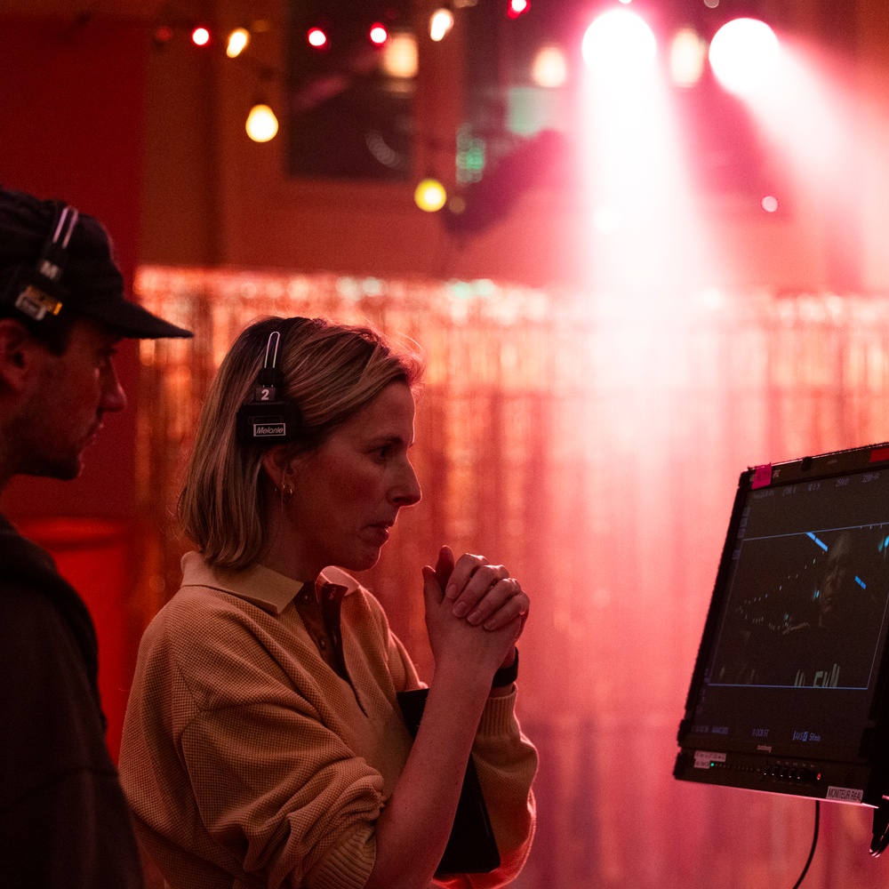 Visite de plateau du film Les furies