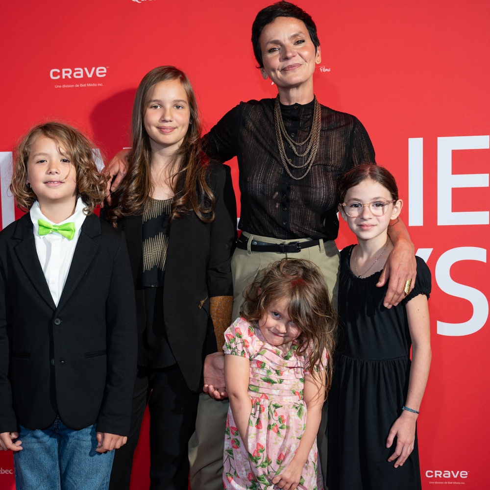 Anaïs Barbeau-Lavalette et sa famille
